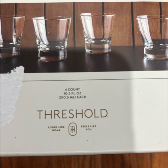 4pk Entertaining Martini Short Cocktail Glass Set - Threshold Dishwasher-Safe - Picture 6 of 6
